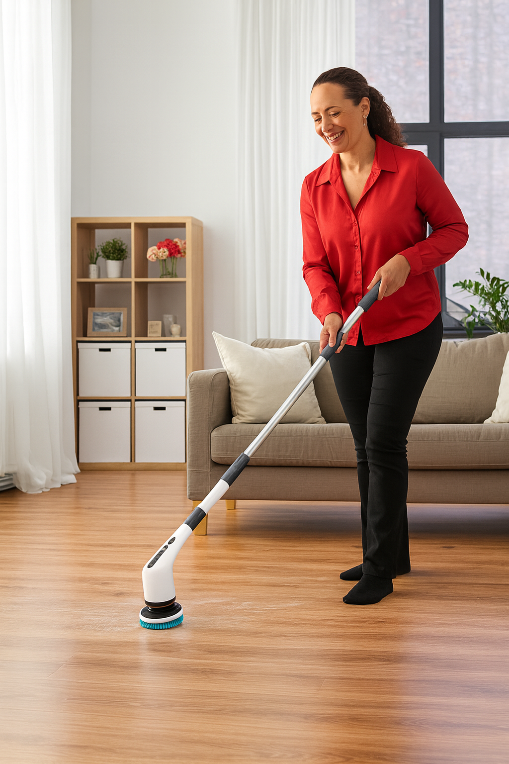 SparkScrub™ – Electric Rotating Floor Cleaner