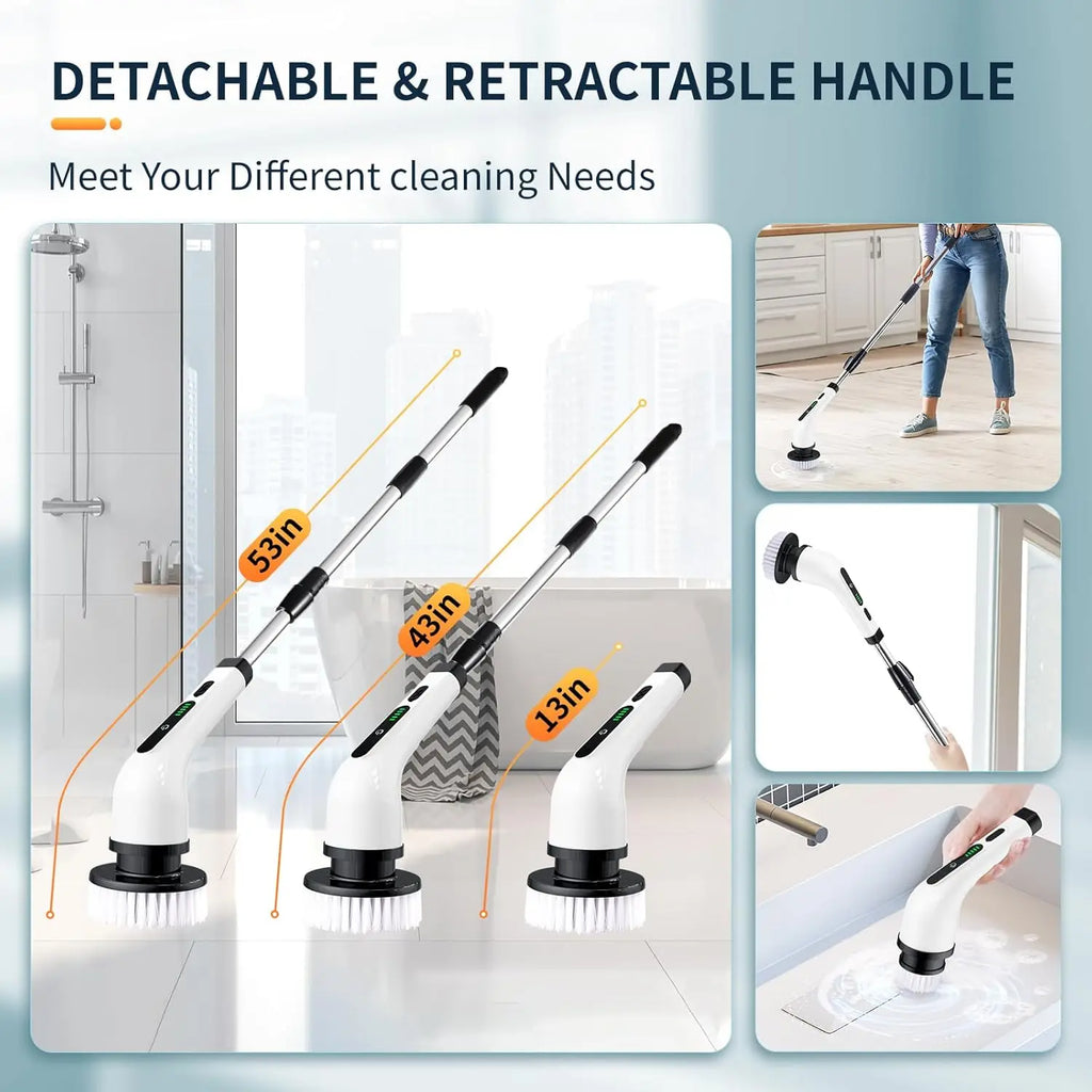 SparkScrub™ – Electric Rotating Floor Cleaner
